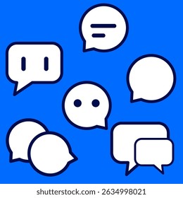 Vector icon image, chat, conversation
