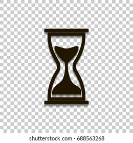 Vector icon image  hourglass