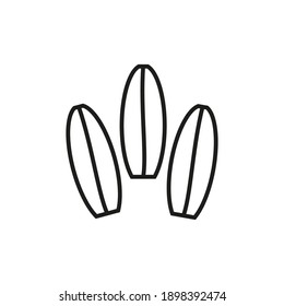 A vector icon with the image of malt