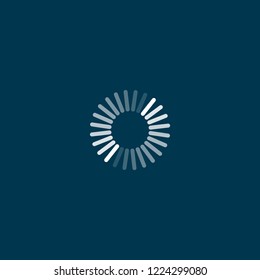Vector icon image showing the download