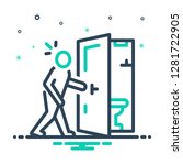Vector icon for incontinence