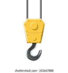 Vector icon of industrial hook