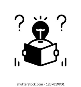 Vector icon for infer
