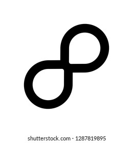 Vector icon for infinite