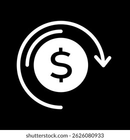 Vector Icon of Inflation and Liquidity for Economic Concept