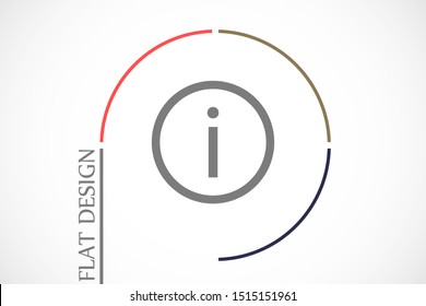 Vector icon. Information for application icon. Information for people icon. information for web.