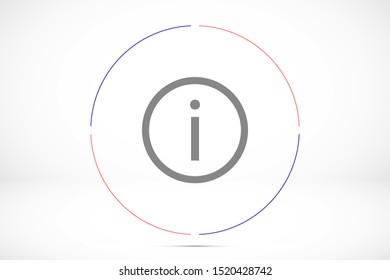 Vector icon. Information for application icon. Information for people icon. information for web.