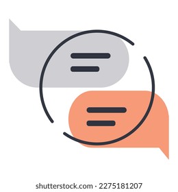 Intercambio de información de iconos de vectores para empresas