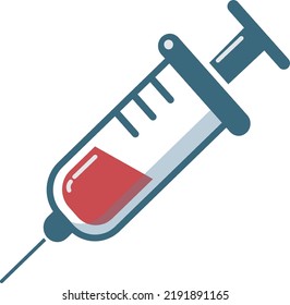 vector icon inject medicial simple