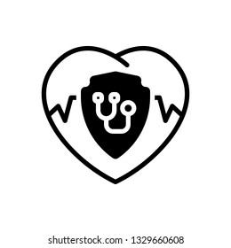 Vector icon for insurance