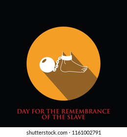 Vector Icon of International Day for the Remembrance of the Slave Trade and Its Abolition, 5K