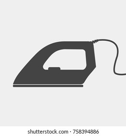 Vector icon iron. Home Appliances electric iron