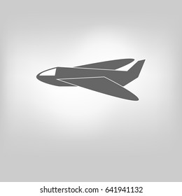 vector icon isolated airplane illustration on background