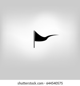 vector icon isolated flag illustration on background