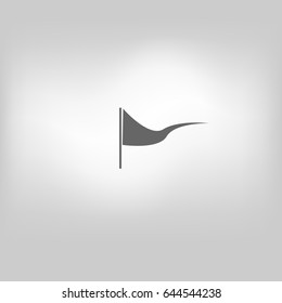 vector icon isolated flag illustration on background
