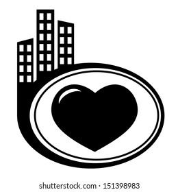 Vector icon isolated - Human organ. Heart