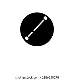 Vector icon vector isolated on white background, logo concept of Vector sign on transparent background, filled black symbol