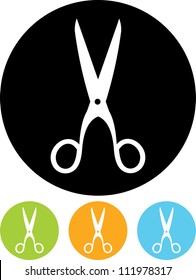 Vector icon isolated - Scissors