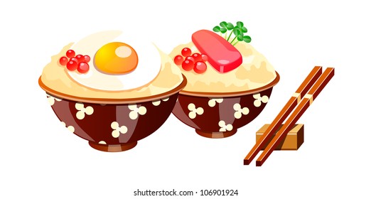 vector icon japanese food