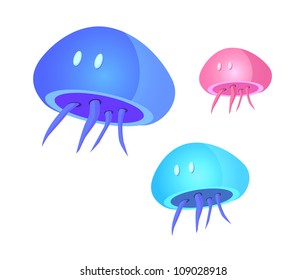 vector icon jellyfish