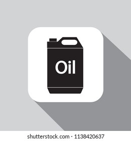 vector icon jerrycan oil