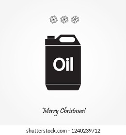 vector icon jerrycan oil