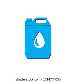 vector icon jerrycan oil
isometric. 3d  sign isolated on white background.