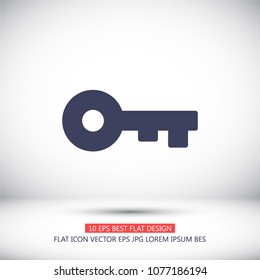 Vector icon key 10 EPS