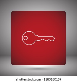 Vector icon key 10 EPS