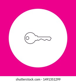 Vector icon key 10 EPS . Lorem Ipsum Illustration design