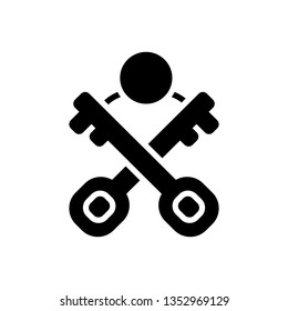 Vector icon for  key  person