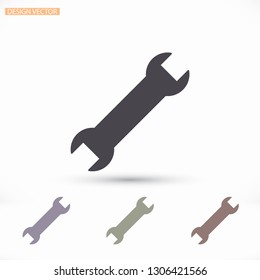 Vector icon key tool 10 EPS