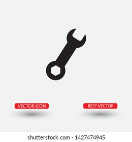 Vector icon key tool 10 EPS . Lorem Ipsum Illustration design