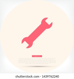 Vector icon key tool 10 EPS . Lorem Ipsum Illustration design