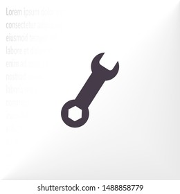 Vector icon key tool 10 EPS . Lorem Ipsum Illustration design