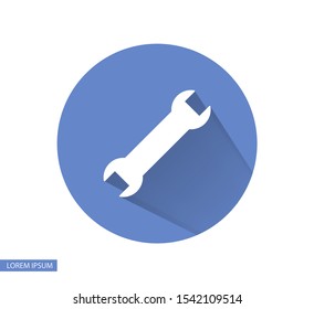 Vector icon key tool 10 EPS . Lorem Ipsum Illustration design