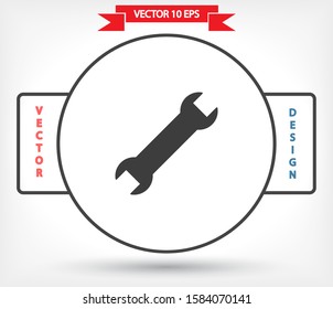 Vector icon key tool 10 EPS . Lorem Ipsum Illustration design