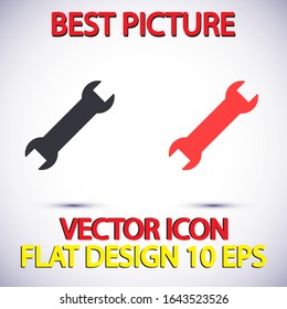 Vector icon key tool 10 EPS . Lorem Ipsum Illustration design