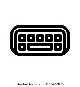 Vector icon keyboard for computer and laptop. useful for working, business, education, and other in computer.