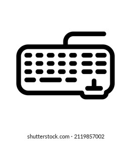 Vektorsymbol-Tastatur für Computer und Laptop. nützlich für Arbeit, Wirtschaft, Bildung und andere in Computer und Laptop.