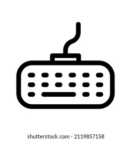 Vector icon keyboard for computer and laptop. useful for working, business, education, and other in computer and laptop.