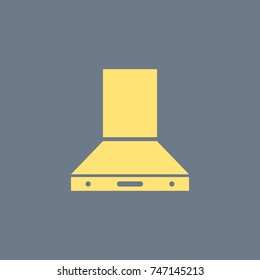 Vector icon of Kitchen Chimney. Eps-10.