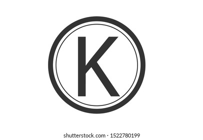 Símbolo de moneda Kyat del icono vector