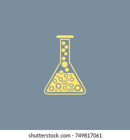 Vector icon of Lab Glass. Eps-10.