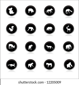 Vector Icon of land animals-2