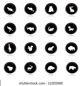 Vector Icon of land animals-4