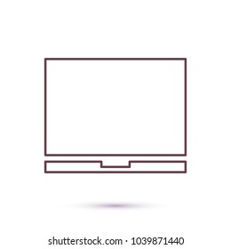 Vector icon laptop 