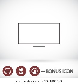 Vector icon laptop 
