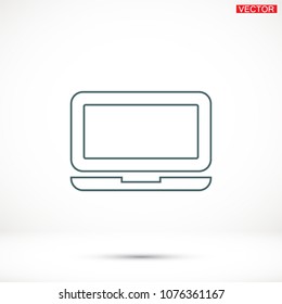 Vector icon laptop 