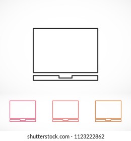 Vector icon laptop 